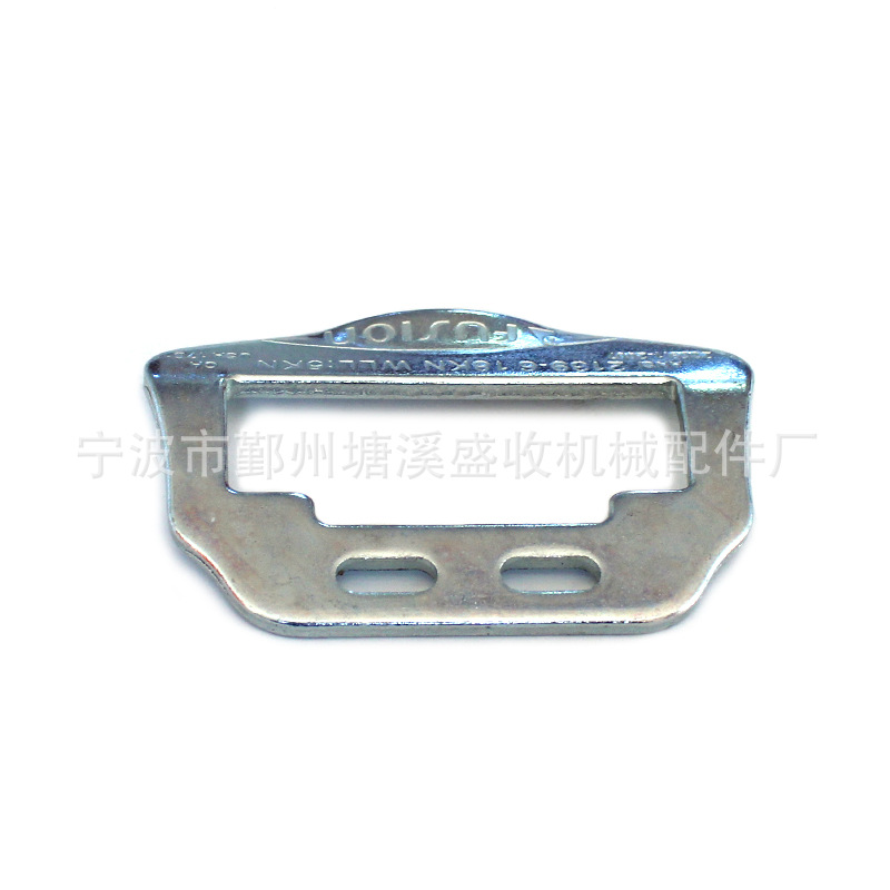 宁波厂家定 制金属调节扣安全带专用配件五金插扣45打弯母扣