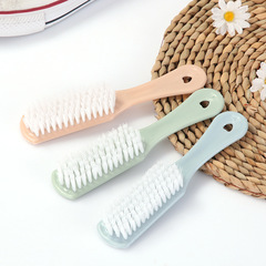 Plastic long-handled shoe brush for household washing, shoes and clothes soft bristle brush, household bathroom and kitchen cleaning brush, wholesale