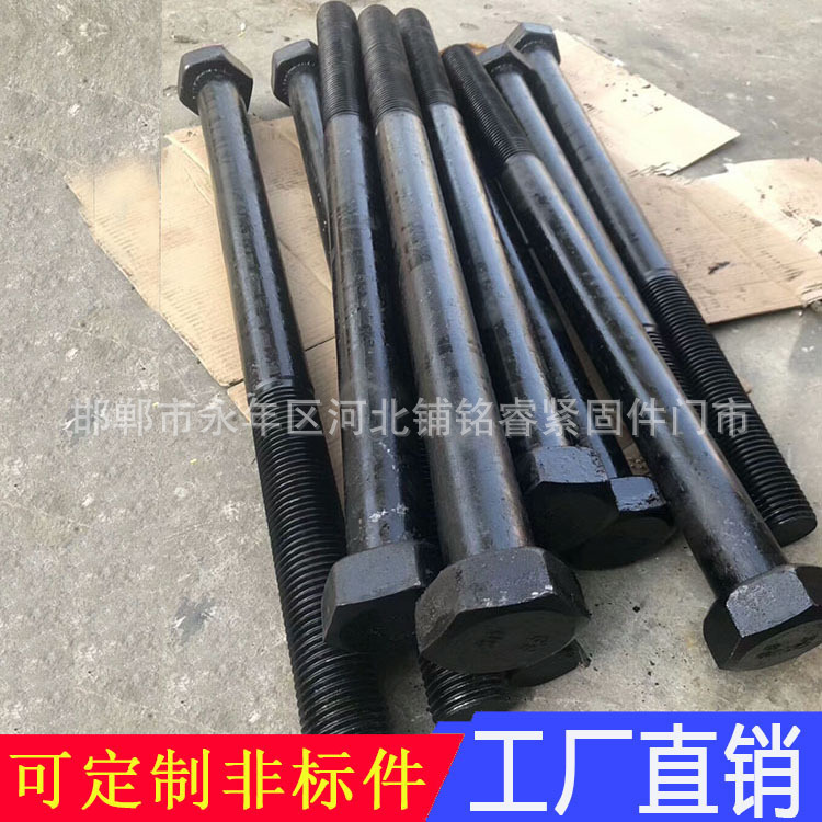 厂家做 大异型螺栓 四方螺丝 锻打内六角  64*500加长热打螺栓