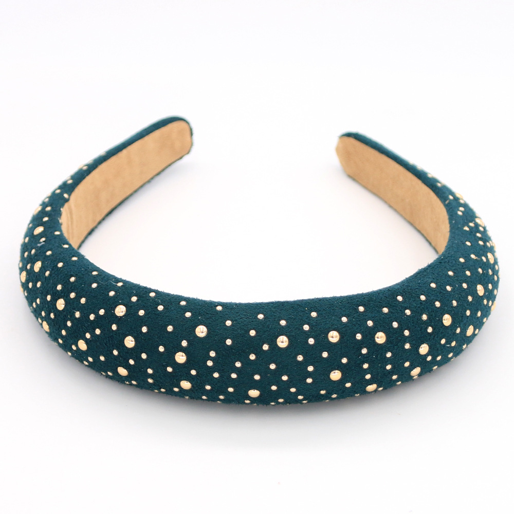 Bronzing Starry Headband For Women Hairpin Sponge Simple Headband Suppliers China display picture 6