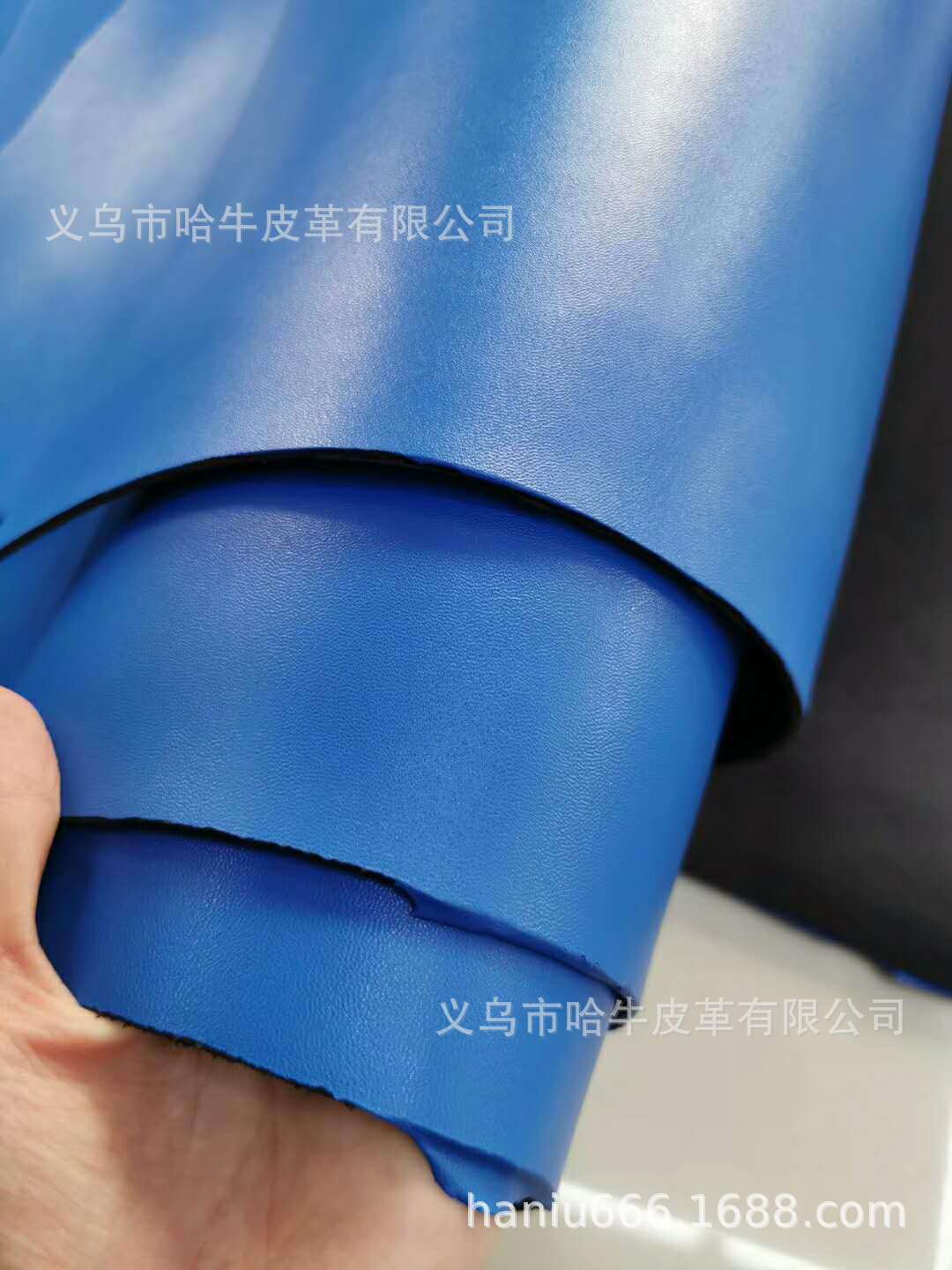 哈牛真皮 牛二层定做款 厚度2.5 蓝色酒红等 各种颜色 可来样定做