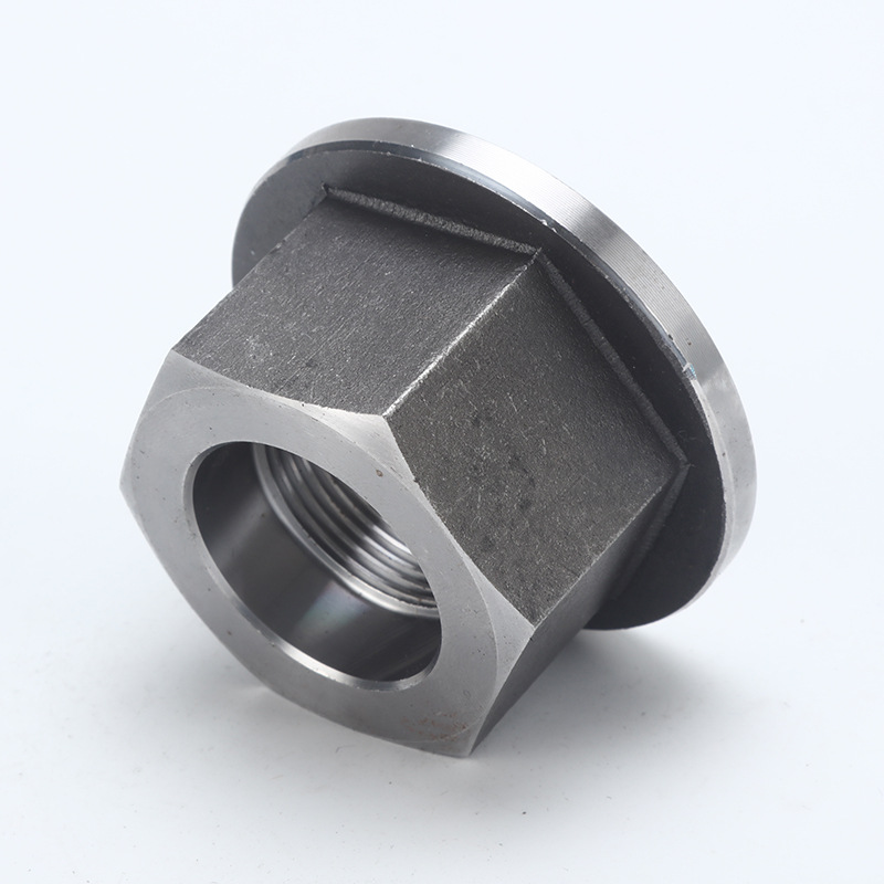 非标法兰螺母六角带垫防松螺母 金属法兰面防滑螺母 六角法兰螺母