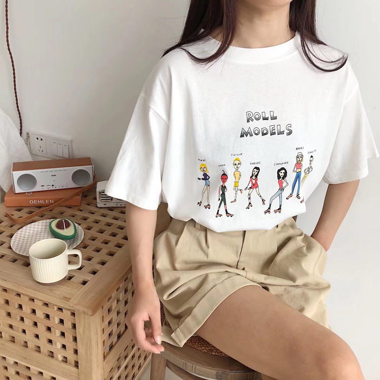 T shirt femme CHUAN YU en Coton - Ref 3314647 Image 5