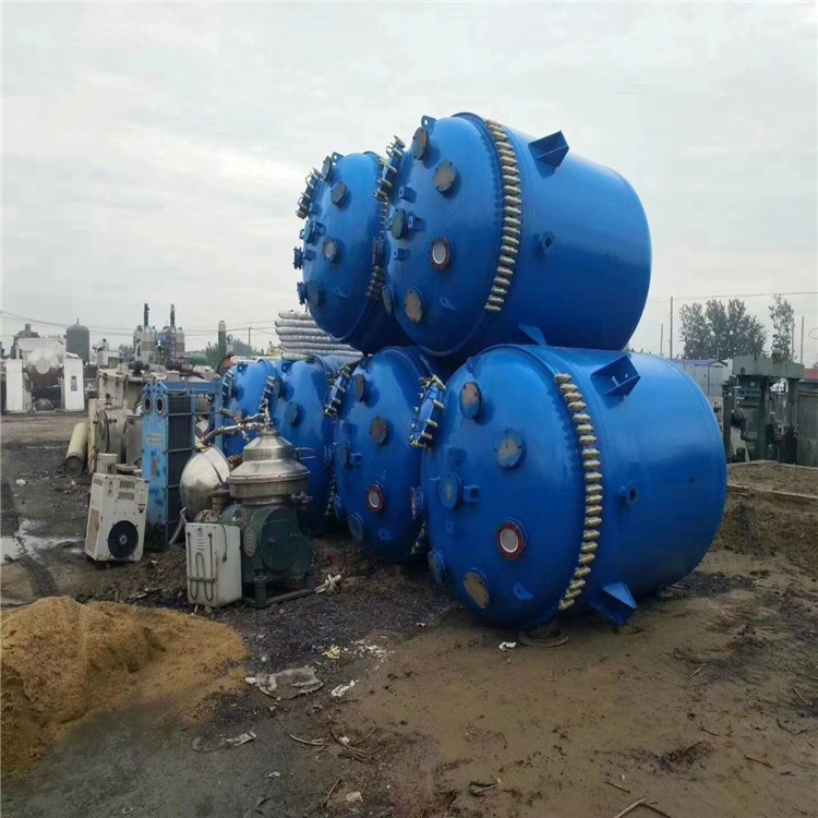 二手3吨搪瓷反应釜 二手搪瓷反应釜型号价格 二手高压搪瓷反应釜