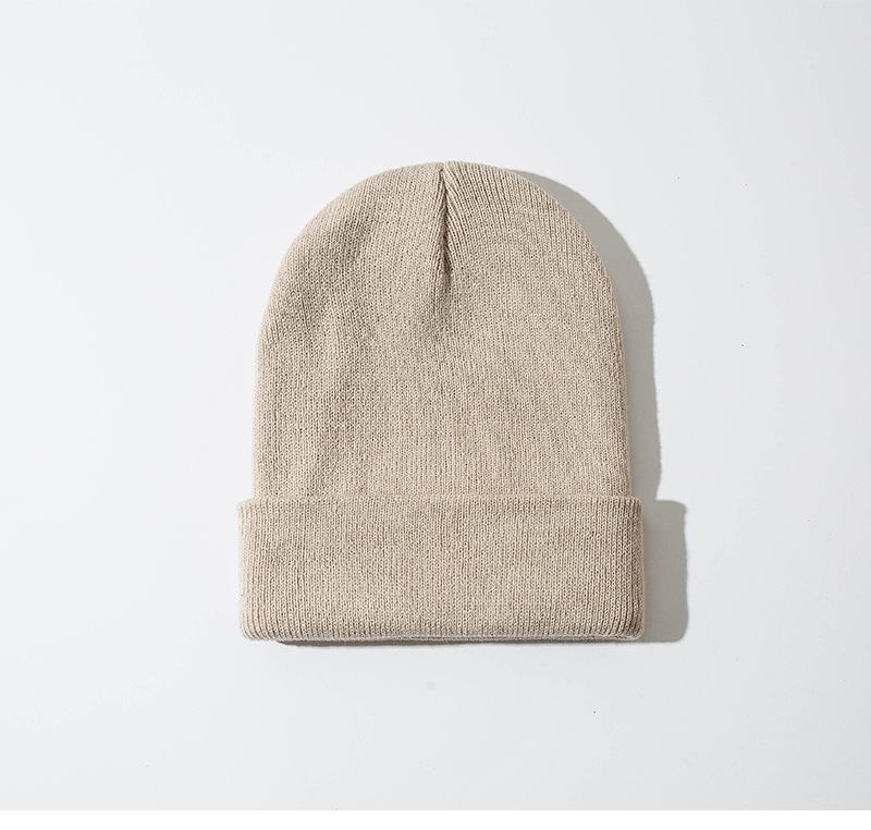 126g Weight Wool Cap Hats Type Daily Occasion Acrylic Material Solid Color Pattern Winter Season Women'S Gender Sewing Design Simple Style Style Crimping Rim Women'S Simple Style Solid Color Sewing Crimping Wool Cap 16