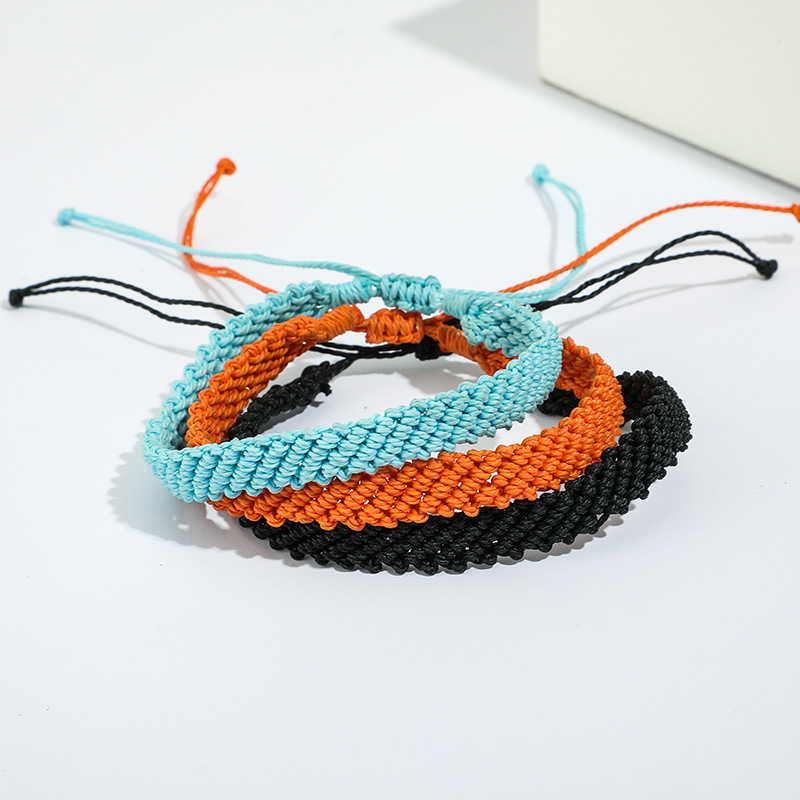 Bracelet De Couleur À Larges Côtés De Style Ethnique display picture 3