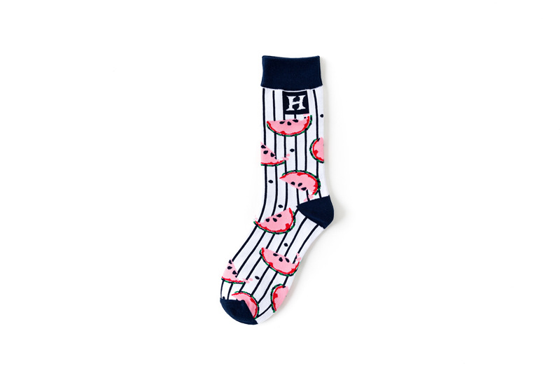 Unisex Lässig Strassenmode Frucht Nylon Baumwolle Crew Socken Ein Paar display picture 12