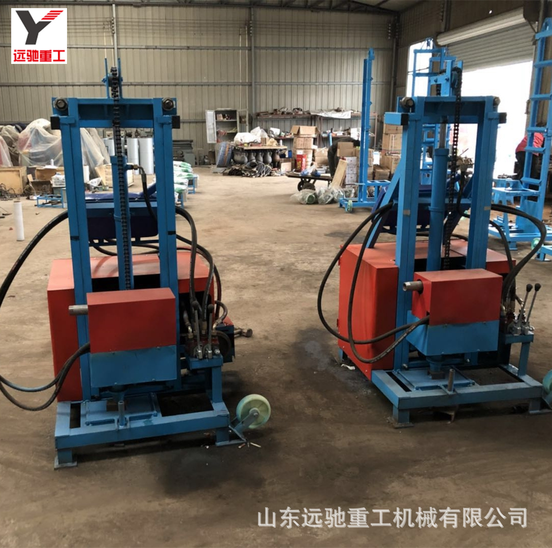 福建小型电动打井机 液压折叠式可伸缩爆款钻井机 吃水井机