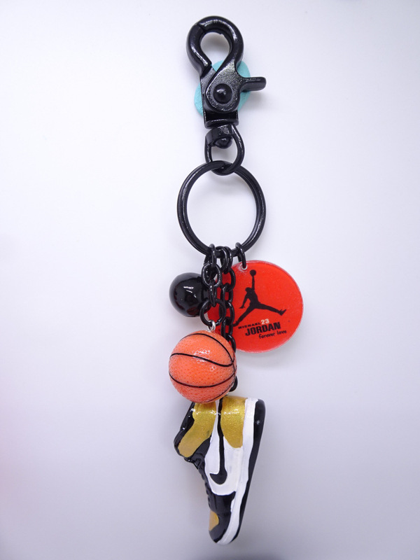 Trendy Cartoon Anime Basketball Shoes Jordan Shoes Keychain Boutique Student Couple Gift