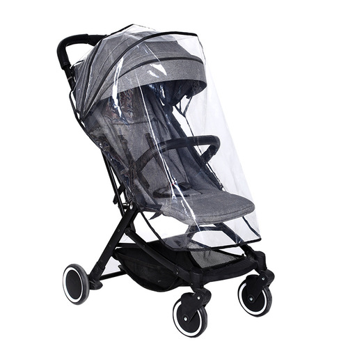Baby stroller umbrella stroller high landscape children's stroller universal rain cover raincoat poncho EVA environmentally friendly and odorless material