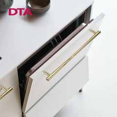 北歐風格現代鋅合金金色輕奢把手 櫥櫃衣櫃門拉手抽屜加長把手