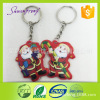 Christmas double-sided cartoon keychain PVC for elderly, pendant, accessory