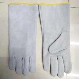 厂家直销电焊隔热手套焊工劳保牛皮 防护手套 电焊手套劳保手套