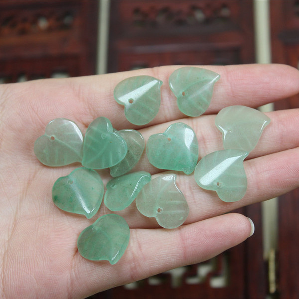 Chinese hairpin jade heart shaped