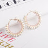Earrings from pearl, European style, 2023