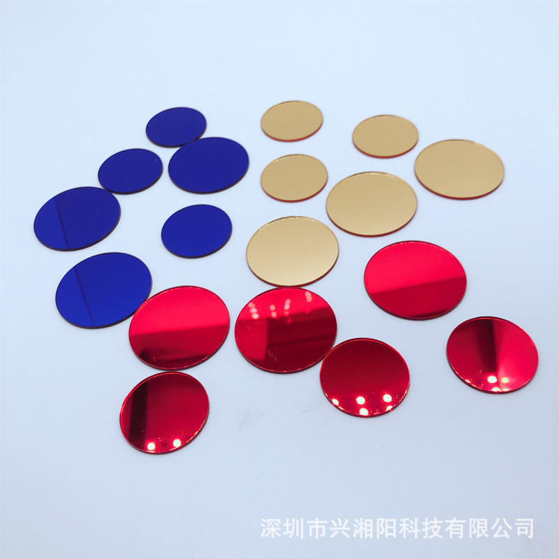 厂家优惠供应亚克力镜片有机玻璃真空镀铝板材PMMA银色塑料片