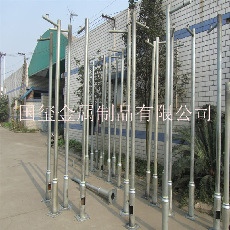 3.5米道路监控立杆4米小区室外仿古杆监控杆360度旋转监控器