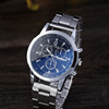 Men's steel belt, swiss watch, fashionable quartz watches, metal men's watch, suitable for import