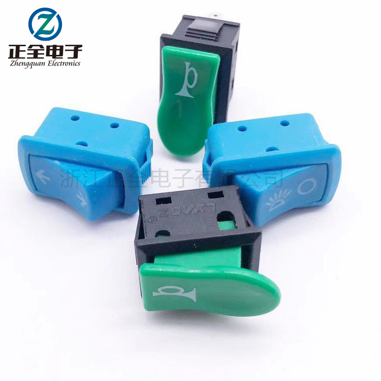 现货供应KCD1船型开关 防水翘板电源开关 喇叭开关 电动车开关