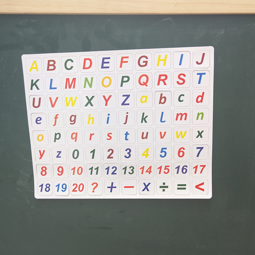 ABC Magnetic Puzzles Set for Children's Early Education and Brain Development, Wooden Drawing Board Accessories with Magnetic Letters