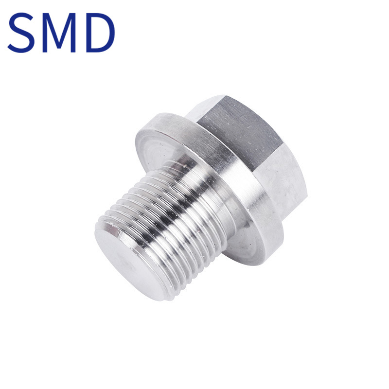 定制不锈钢外六角堵头 六角油塞 201/304不锈钢丝堵PT/NPT1/8-3/4