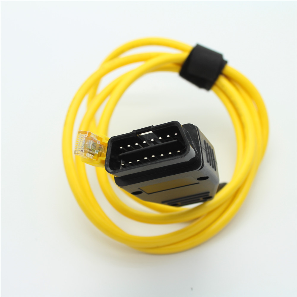 现货E-SYS ICOM For  ENET cable汽车诊断线 (Ethernet to OBD)