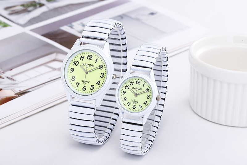 Casual Round One Piece Buckle Quartz Women's Watches display picture 1