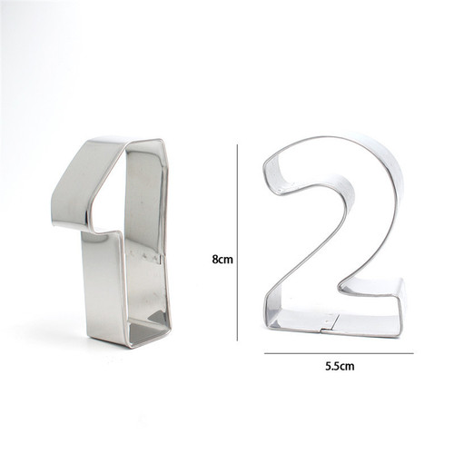Wholesale Large Number 9 Piece Set Stainless Steel Biscuit Mold DIY Cake Mold Baking Tools