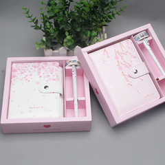 Hand Account Gift Box Girl Heart Fresh Stationery Set Creative Hand Account Book Notebook Planning Book Hand-drawn Diary Gift