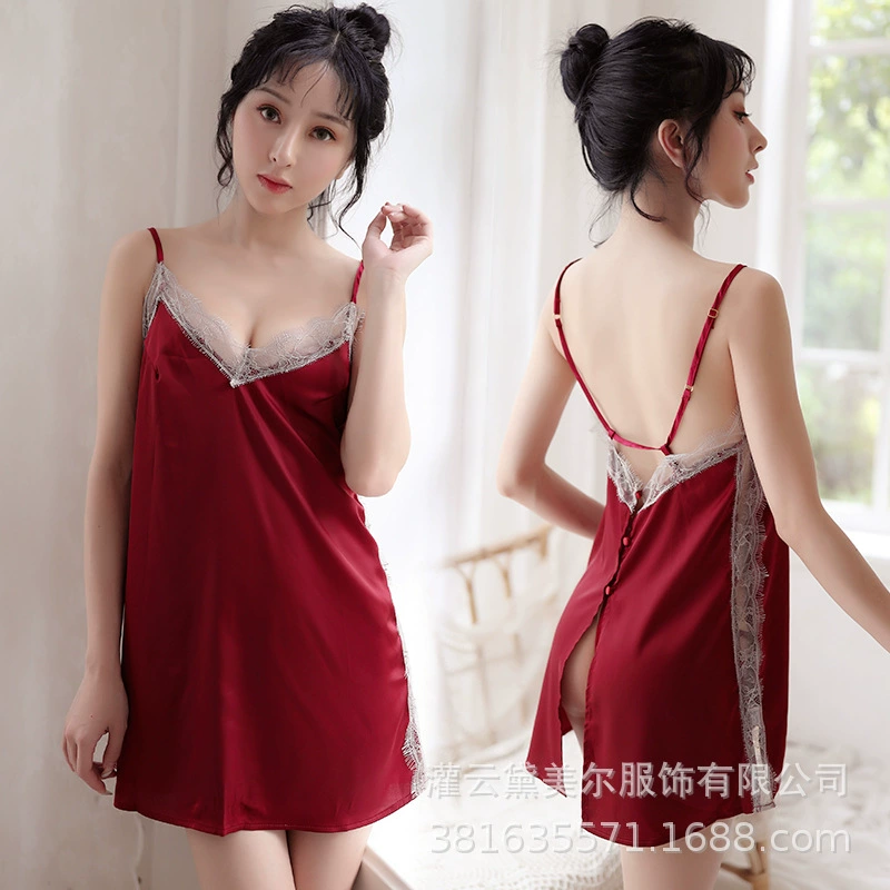 宜约 Sexy pijama, lace underwear, lifting effect, backless, wholesale