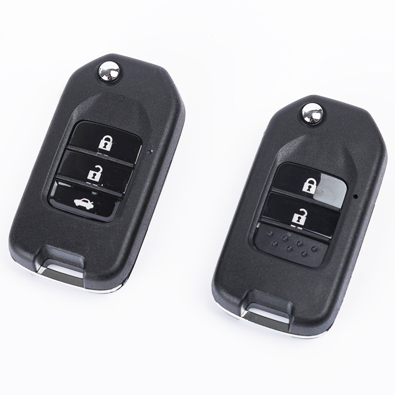 本田锋范飞度缤智哥瑞竞瑞新飞度遥控器改装折叠汽车钥匙外壳