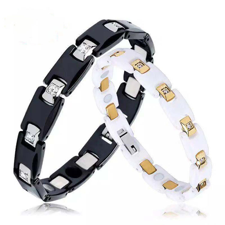 Titanium Steel and Tungsten Gold Bracelet 3