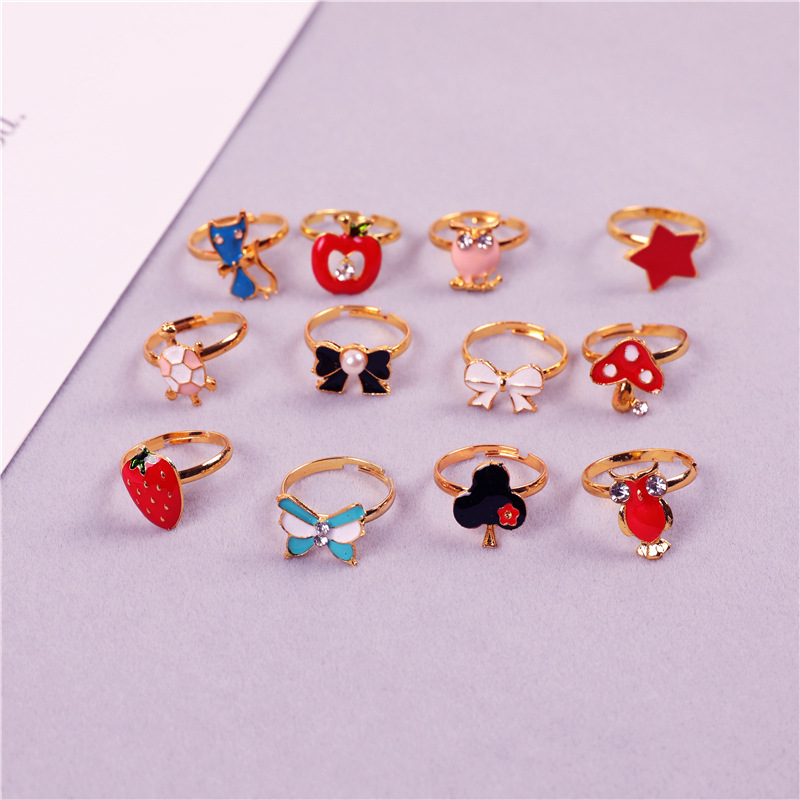 300g Weight Artificial Gemstones Inlay Material Rhinestone Material Cartoon Character Pattern Kid'S Gender Cartoon Style Style Gold Color Cartoon Style Cartoon Character Rhinestone Artificial Gemstones Kid'S 5