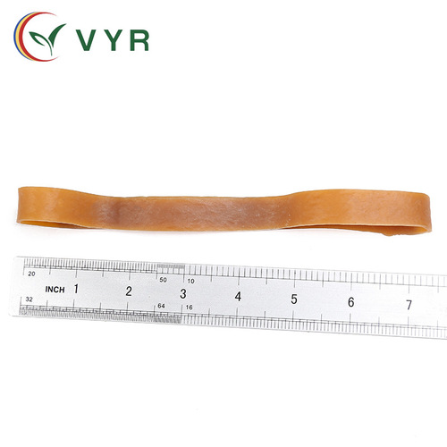 Vietnam-Viet-Italy VYR400*15 Natural Color Rubber Bands, Thickened & Widened Round Rubber Circles, Cowhide Elastic Strings