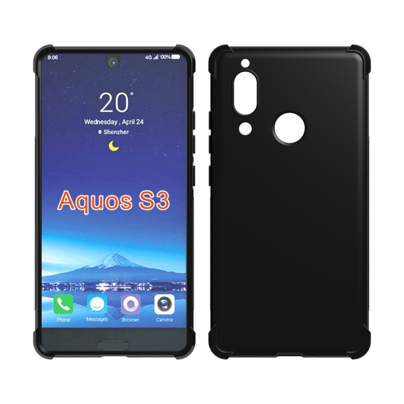 适用 Aquos S3阿尔法A纹手机保护套外壳TPU素材该产品
