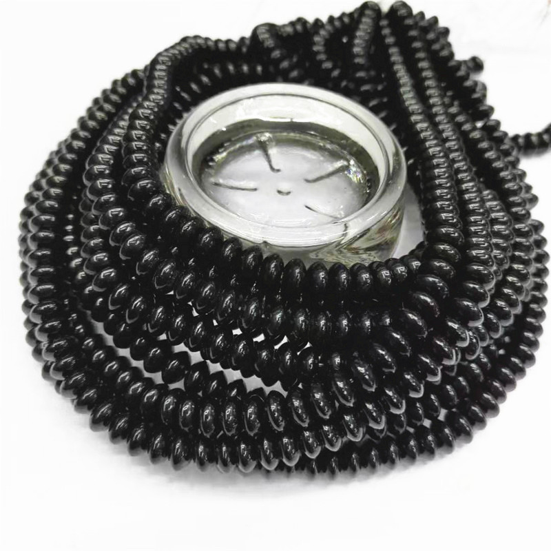 Wholesale of 3*6-4*8MM black crystal glass loose bead spacers, bead jewelry for abacus discs, direct sales from the manufacturer detail image 3