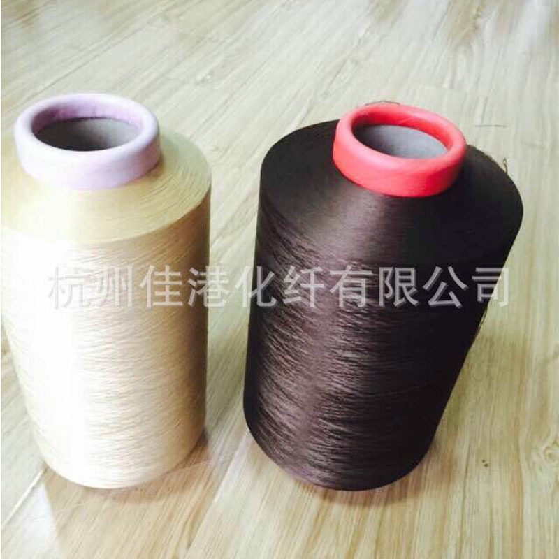 長期供應 150D漂白滌綸網絡絲 300D增白滌綸絲重網DTY