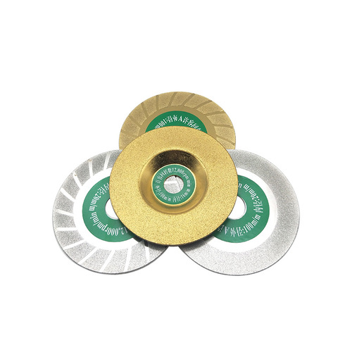 Glass slice grinding disc diamond cutting disc marble machine cutting machine angle grinder disc electroplated emery 100mm