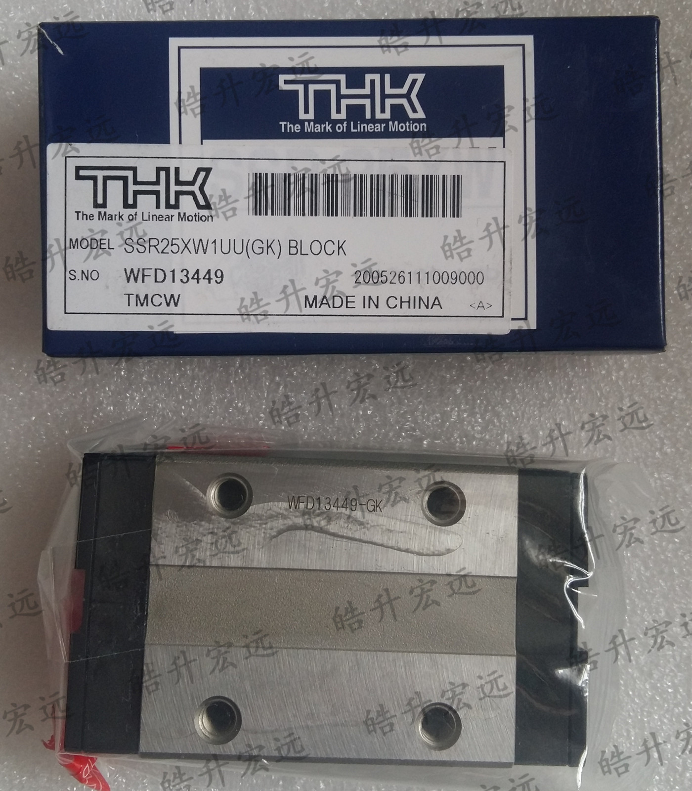 日本THK直线导轨SR30V SR35W SR35V SR45W SR55W滑块SS25XW滚柱