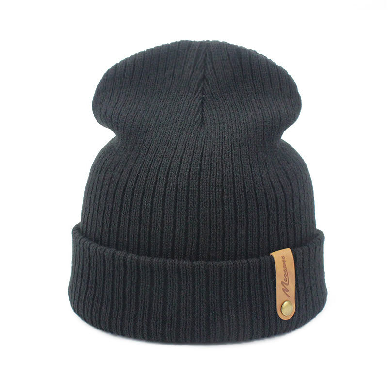 Unisex Simple Style Solid Color Eaveless Wool Cap display picture 2