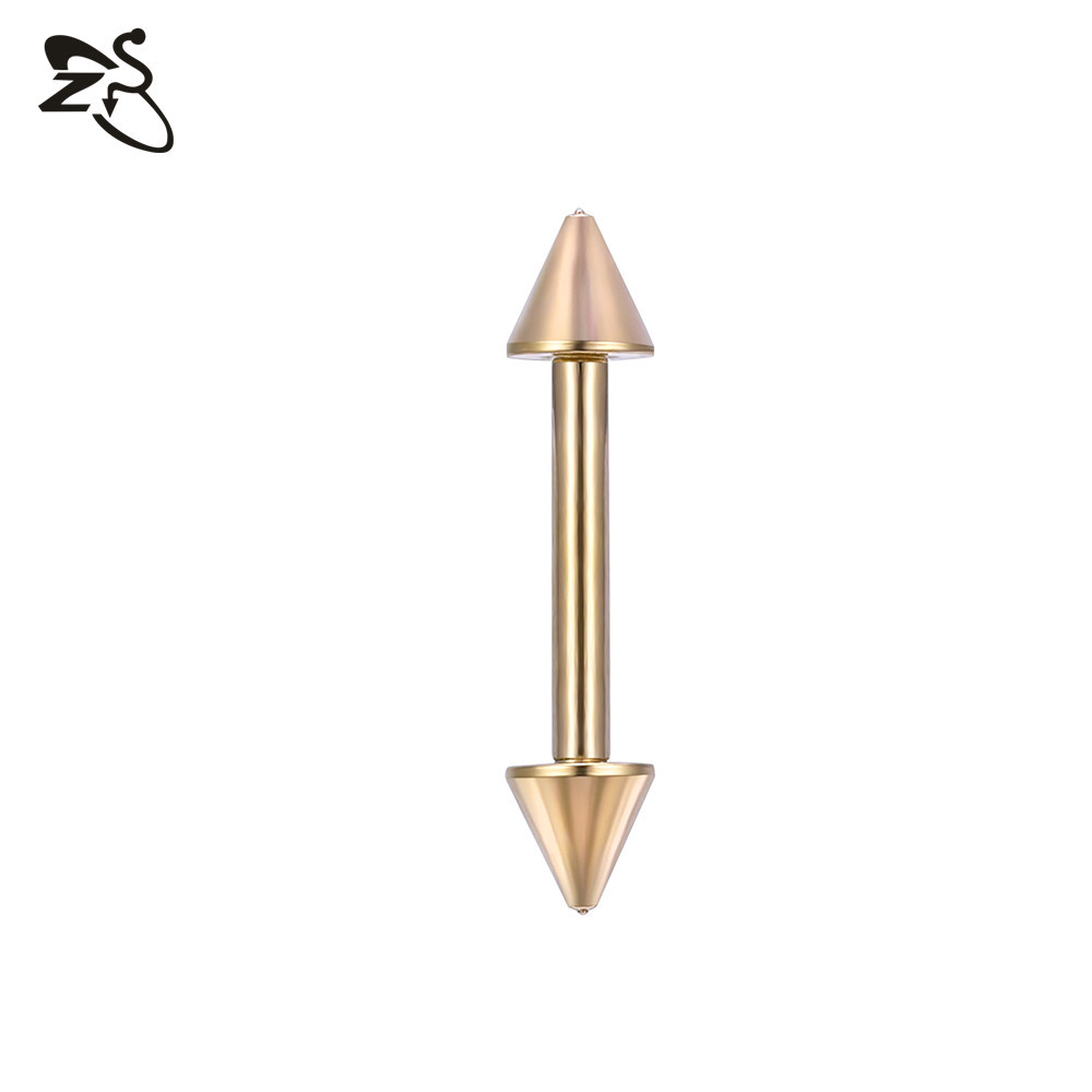 Titanium Steel Lip Nail 316L Stainless Steel Tongue Nail Straight Rod Pointed Cone Eyebrow Rod Body Piercing Jewelry detail image 8