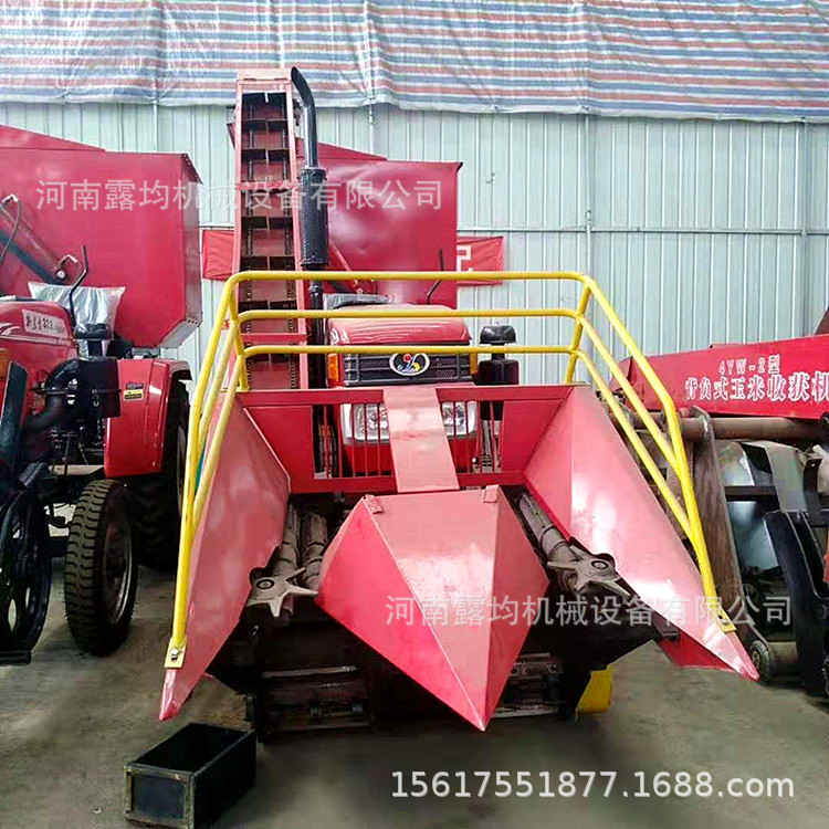 大型玉米联合收割机 秸秆还田收获机 四驱拖拉机配套苞米收获机