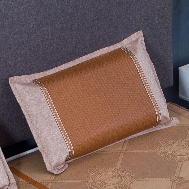 231 咖色藤枕套2 9