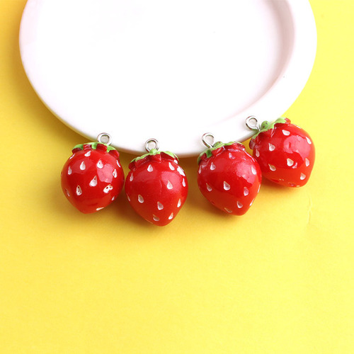 Resin fruit lucky bag fruit accessories diy clay cream mobile phone case material wholesale accessories