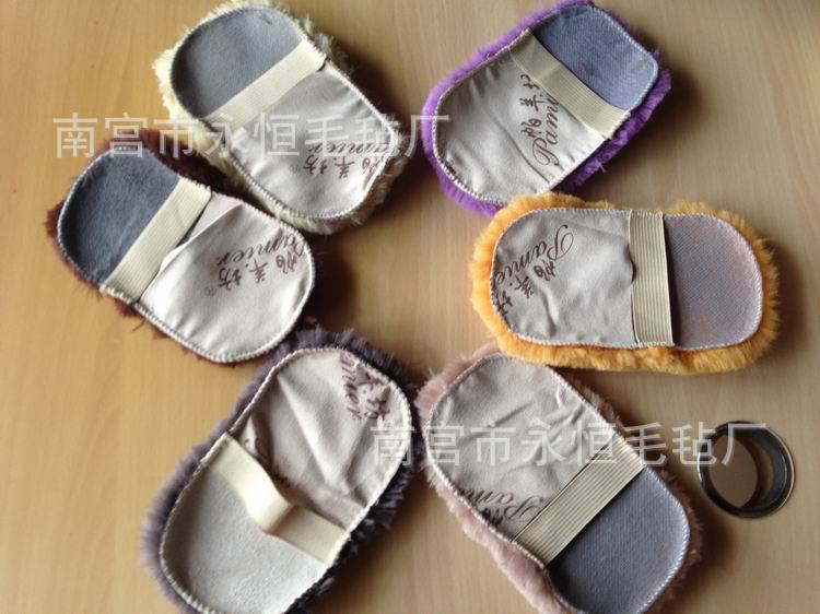 高檔便攜式毛絨擦鞋手套上光鞋擦 多功能上光除塵擦鞋布擦鞋抹布