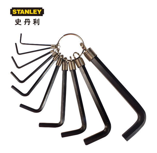 史丹利10件套英制链式内六角扳手   69-230-23