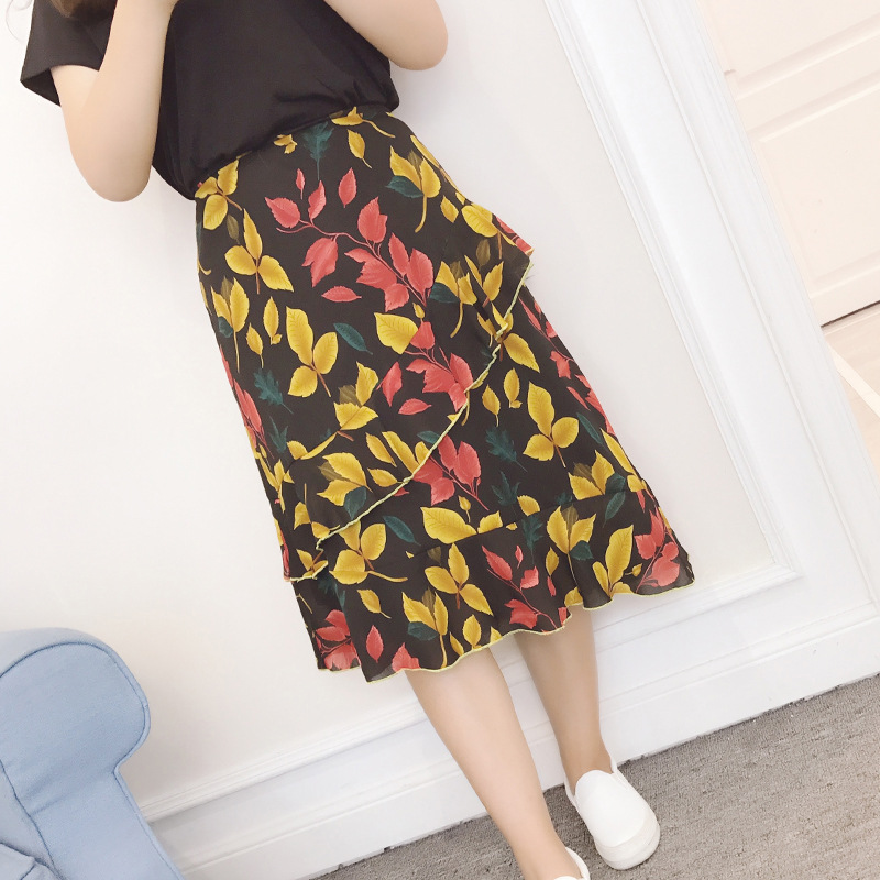 大码女装胖mm2021新款夏装200斤微胖加肥加大不规则半身裙|ru