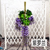 Factory wholesale rattan skewers wall -mounted wedding decoration flower vines fake flower art green plant wisteria flower vine bean flower