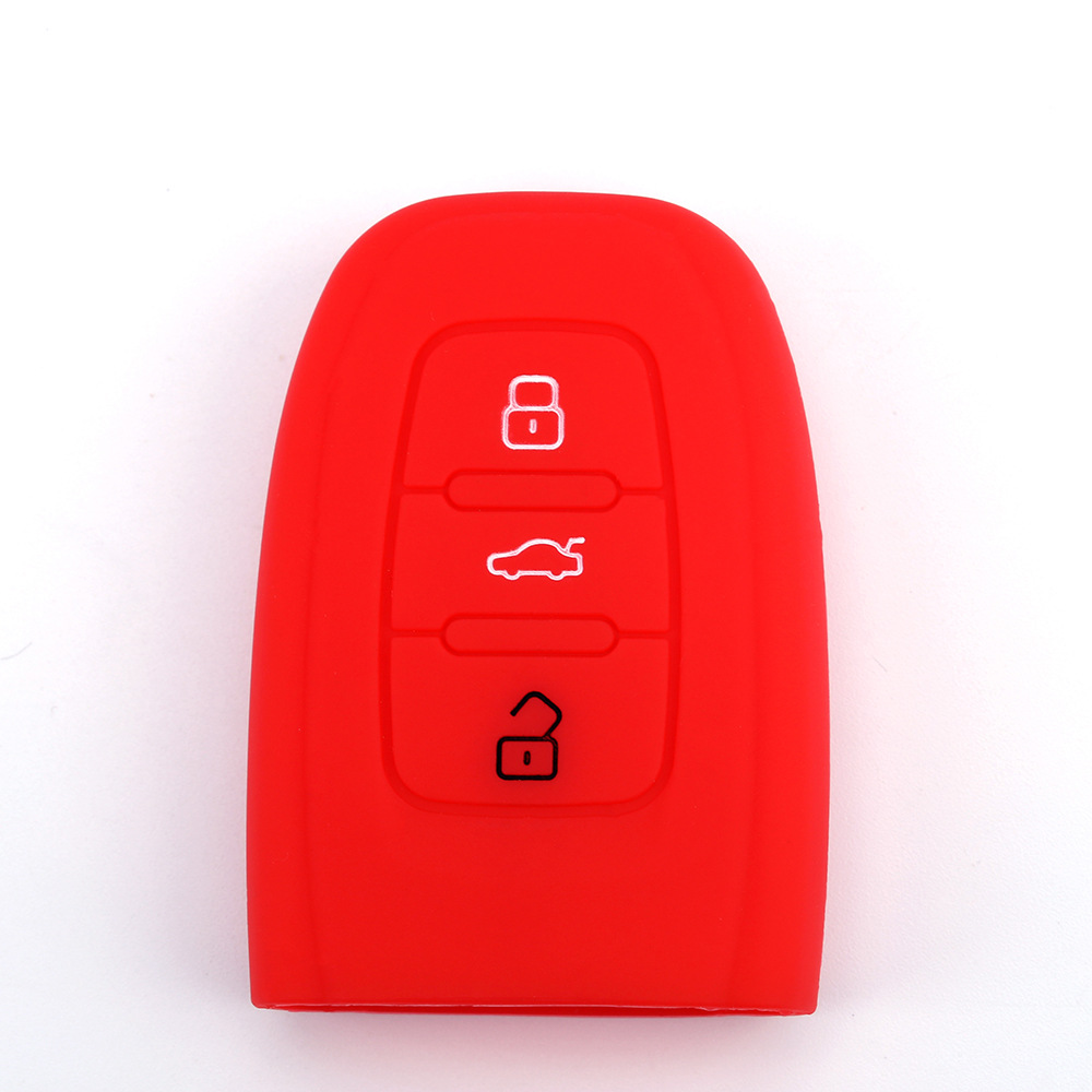 For Audi A6L RS6 RS7 silicone key case R8 S8 key case RS5S4 remote control case Silica ge