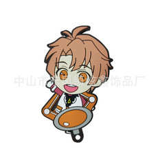 促销卡通PVC软胶钥匙扣创意立体钥匙扣现货批发订做钥匙扣